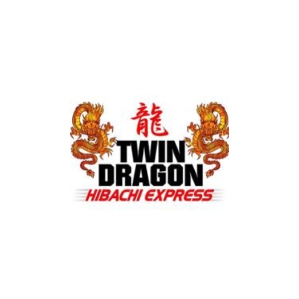logo for twin dragon hibachi express in jefferson city tn