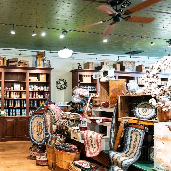 The general store inside Bush's Beans Visitor Center.