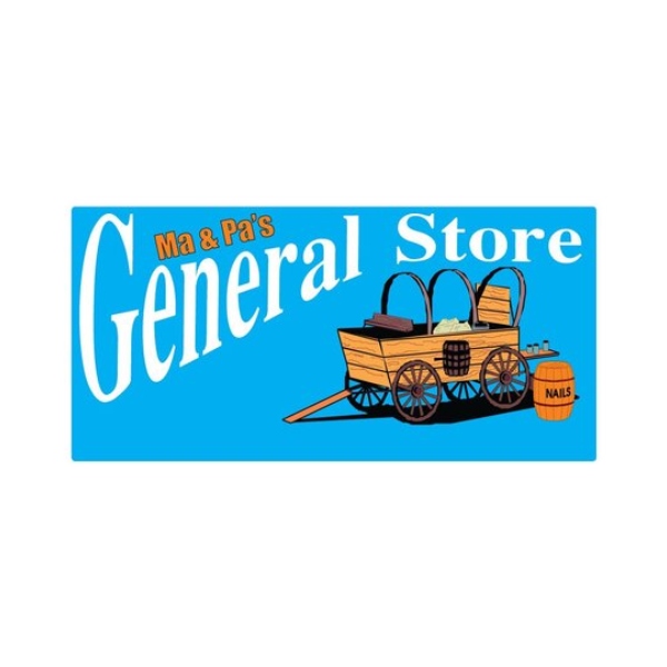 Ma & Pa's General Store logo.
