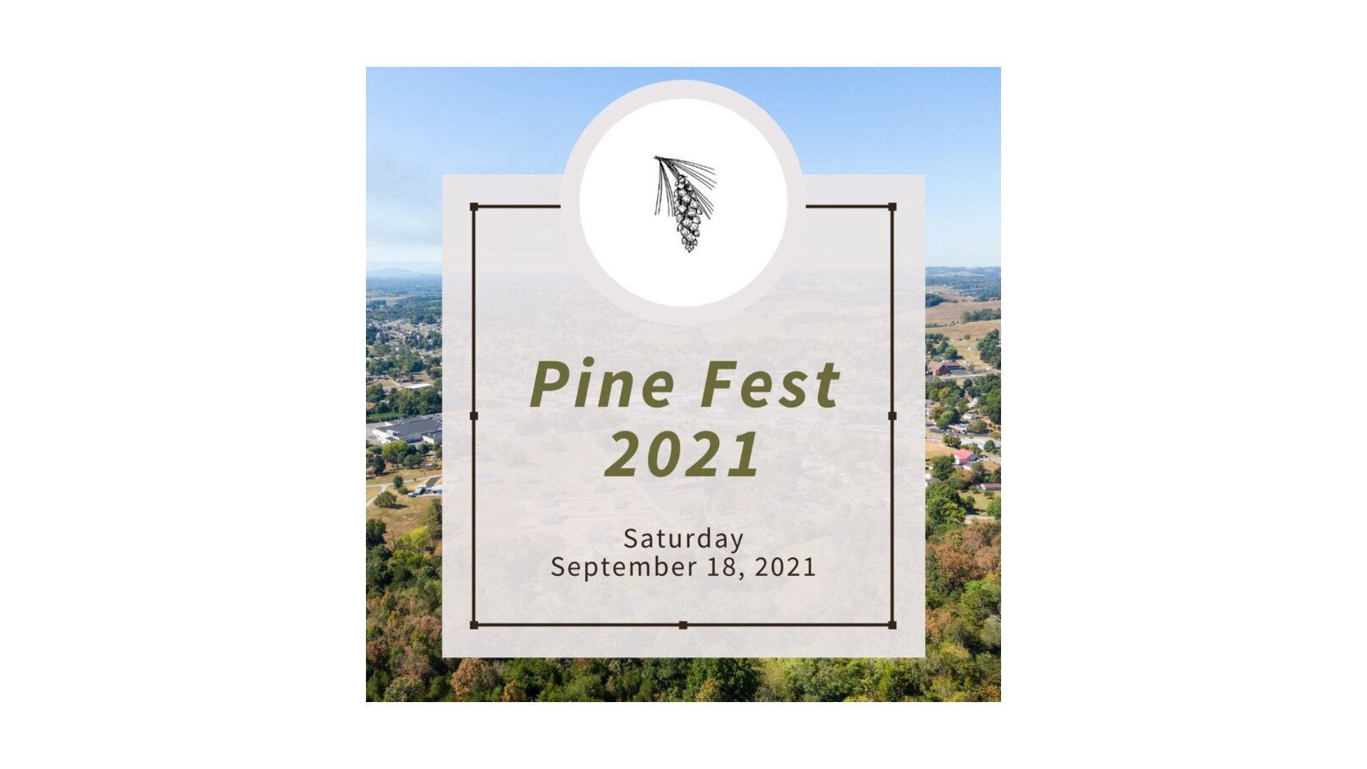 town of white pine's pine fest event graphic