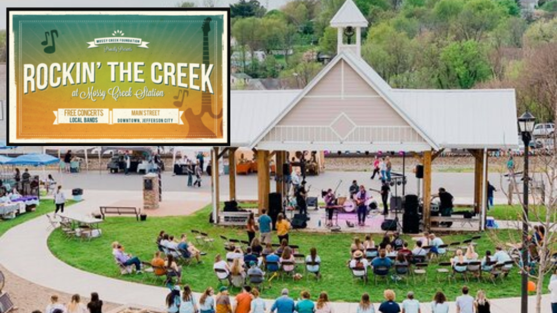 rockin the creek summer series music festival event in jefferson city tennessee