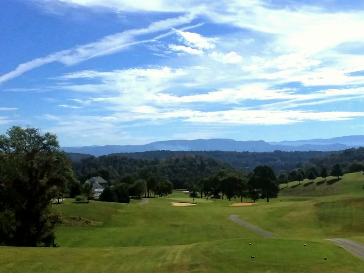 View from a tee at Patriot Hills Golf Club in Jefferson County Tennessee