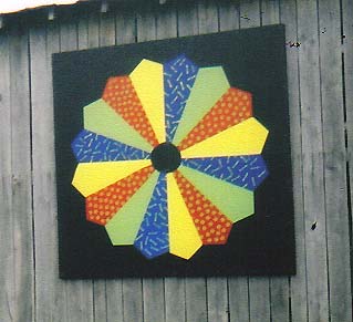 dresden plate appalachian quilt square