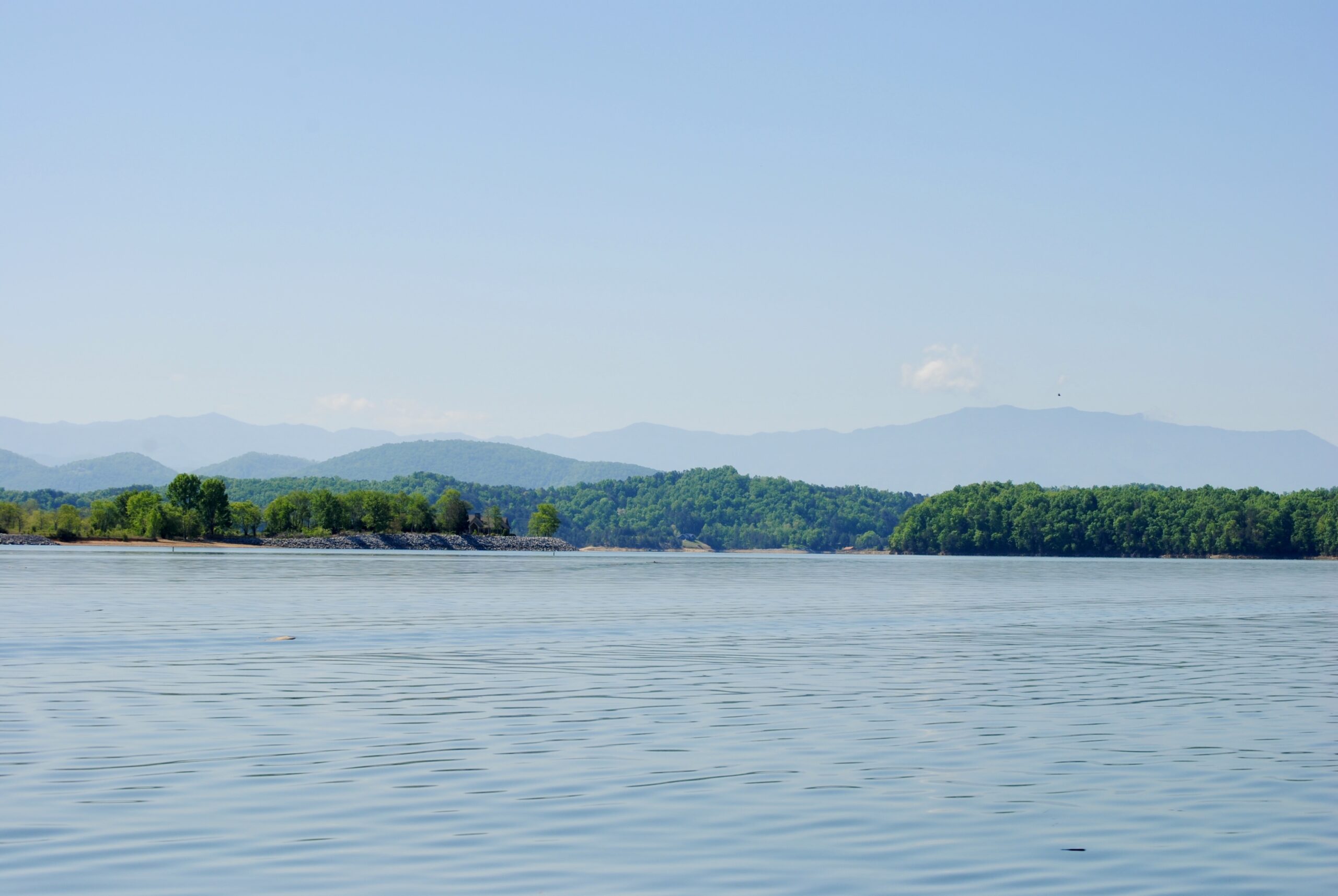 Douglas Lake in Dandridge TN in East TN near the Great Smoky Mountains