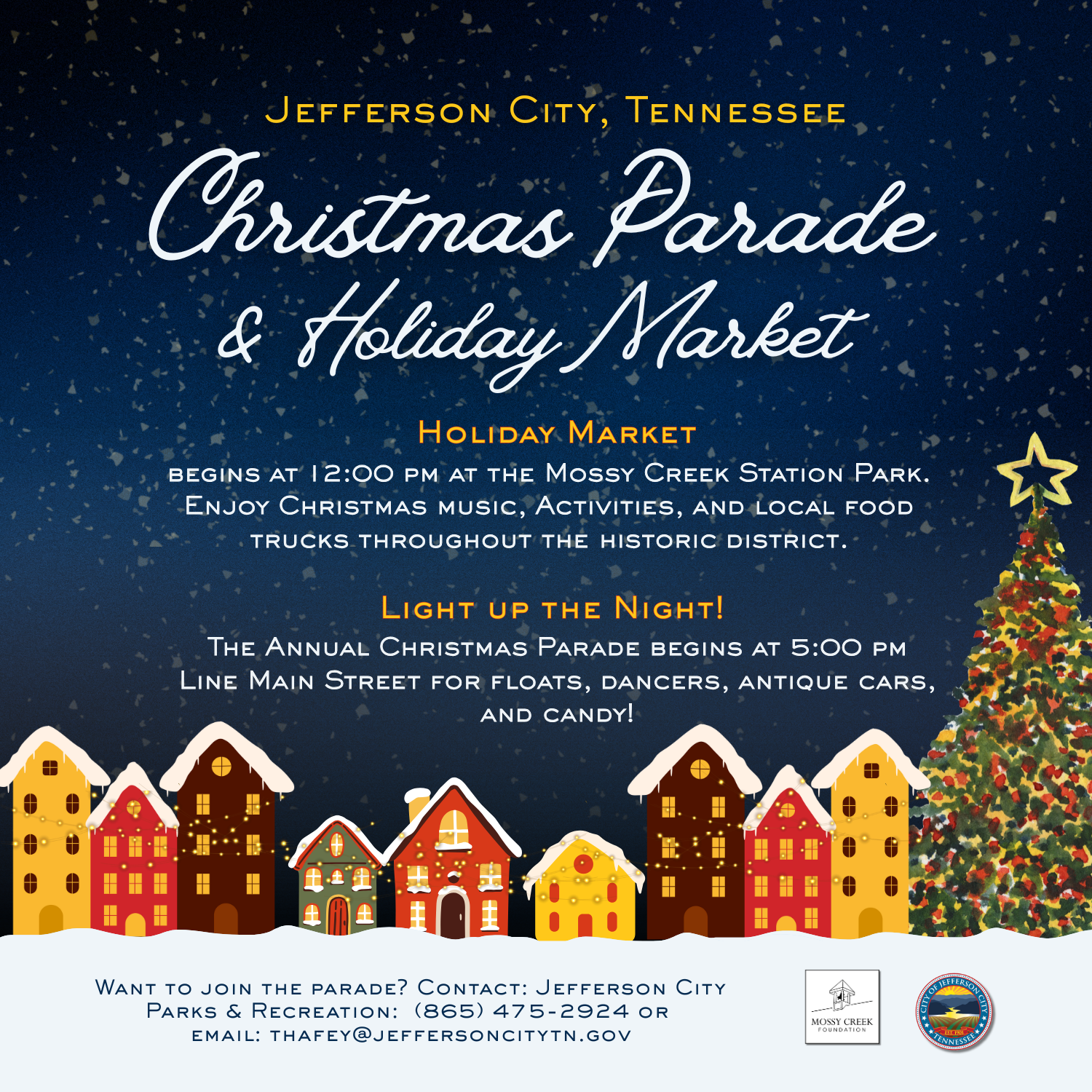 Jefferson City Christmas Parade Graphic