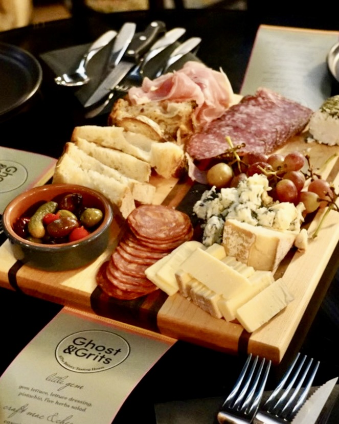 A charcuterie plate at Ghost & Grits
